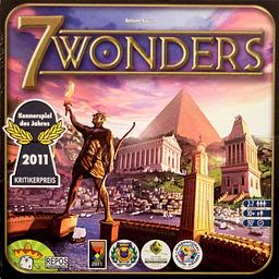 7 Wonders + 3 Expansões + Wonder Pack